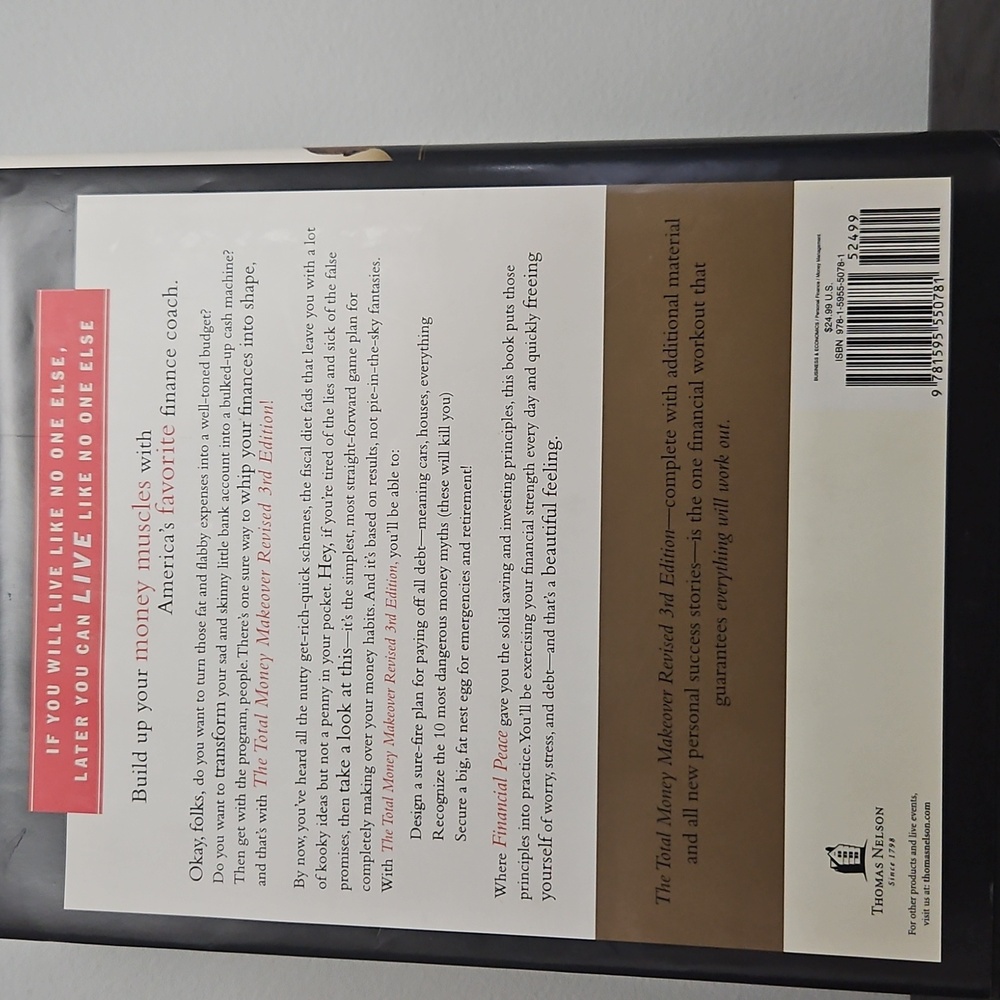 Dave Ramsey's The Total Money Makeover - Black Cover Edition - Picture 2 of 12